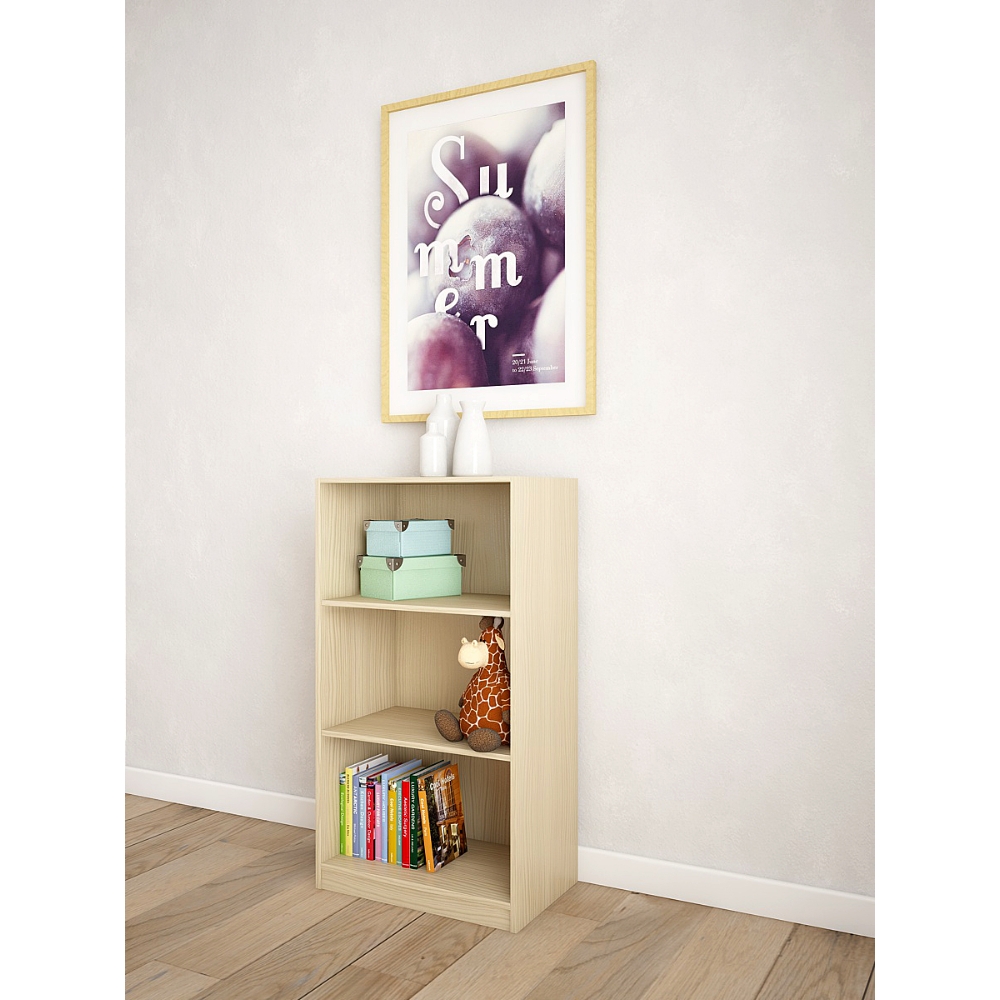 CTF Libreria laser 3 ripiani 40x28x106 olmo