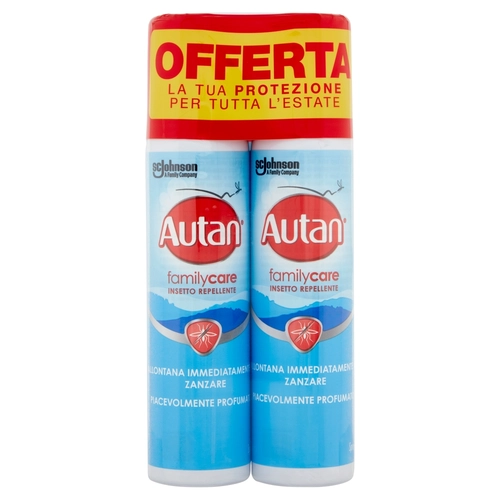 Autan Family Care Antizanzare Tigre e Comuni, Bipacco, Insetto Repellente, 2 x 100ml BRI1236161