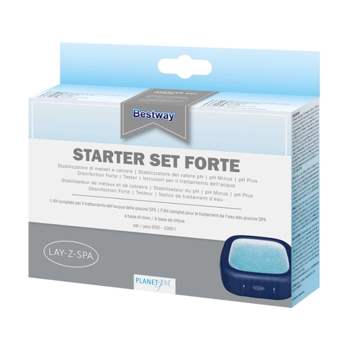 Kit trattamento spa STARTER SET FORTE PER PISCINE SPA confezione da 8 pezzi BRI1236459