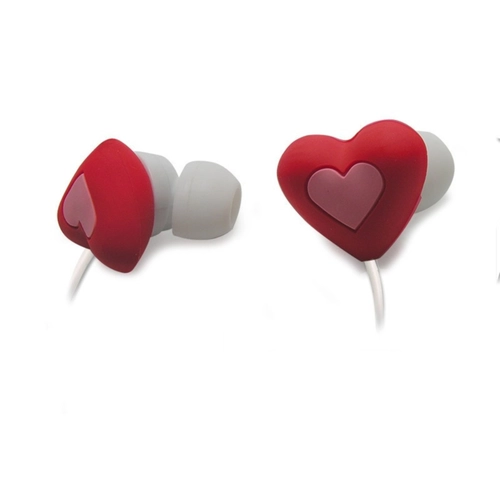 Auricolari Cuore rosso, bianco BRI1236524