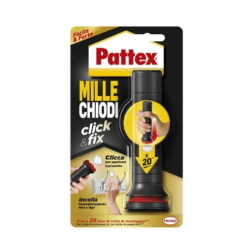Pattex millechiodi click&fix 30gx12 - avana BRI1236762