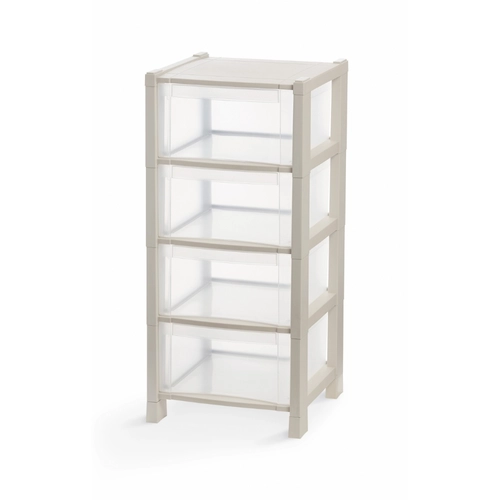 Cassettiera, 4 cassetti, beige BRI1237366