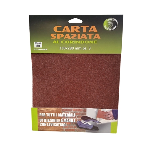 Fogli abrasivi grana 80
 BRI1237445