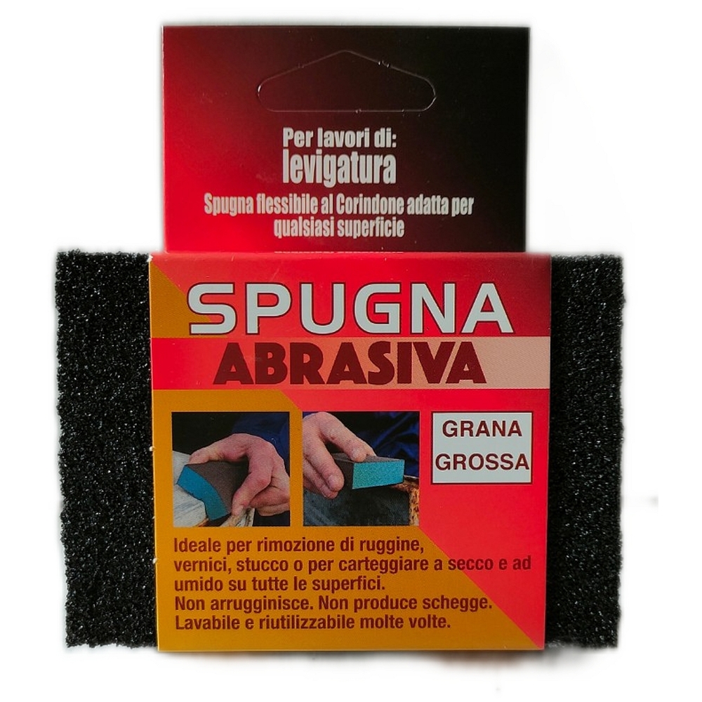 Spugna abrasiva 90x70x25 grana grossa bl BRI1237462