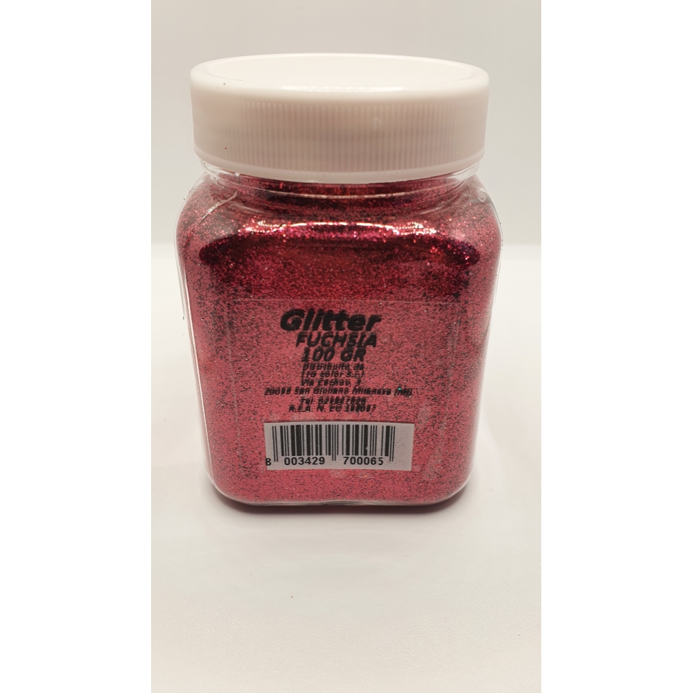 Image of No Brand Glitter in polvere fucsia da 100 g014