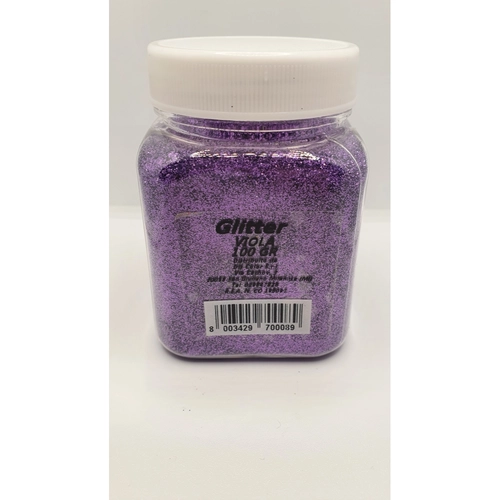 Glitter in polvere viola da 100 g BRI1237825