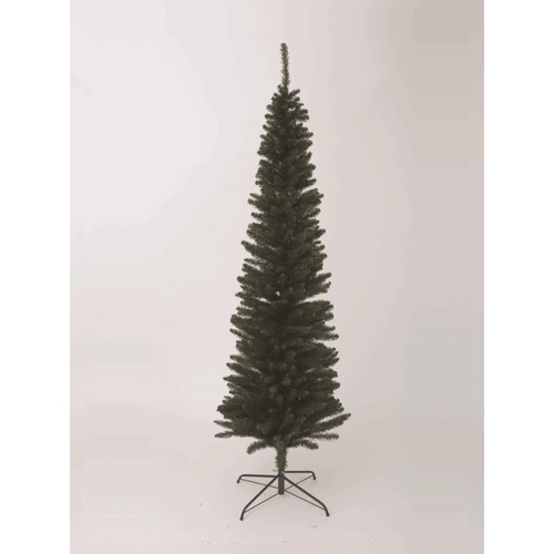 Albero verde slim struttura in metallo, PVC BRI1239900