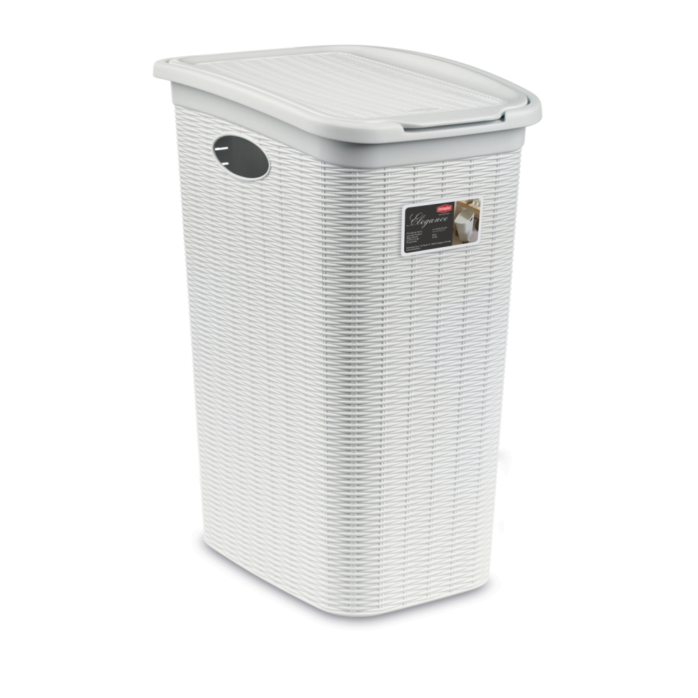 Stefanplast Portabiancheria elegance 39x28,5x54,5 36lt slim bi