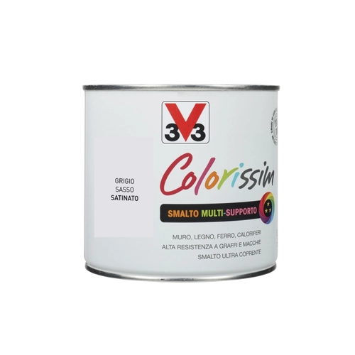 Smalto Colorissim da 0.125 L, grigio scuro satinato BRI1253636