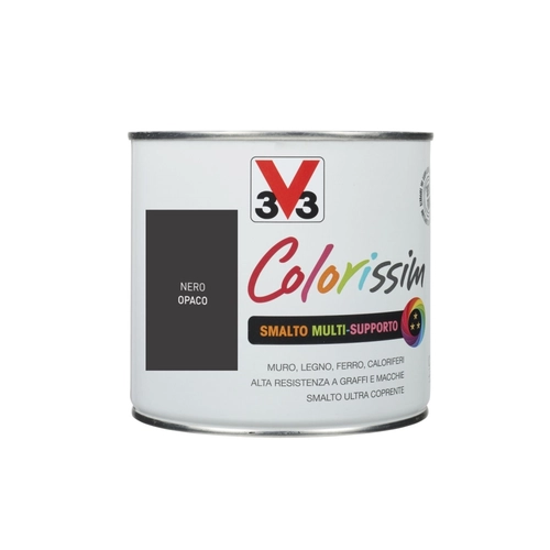 Smalto Colorissim da 0.125 L, nero opaco BRI1253647
