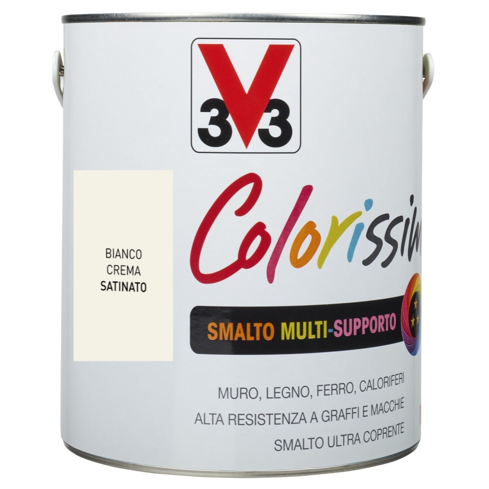 Image of V33 Smalto Colorissima 2.5 L Bianco Crema014