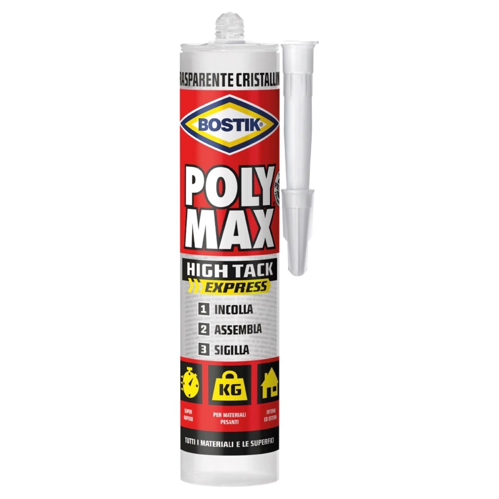 Image of Bostik POLY MAX HTE 300ml sigillante trasparente da 0,3 L014