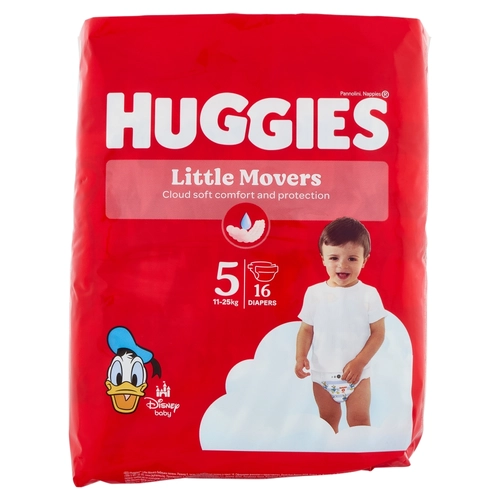Huggies Little Movers Panolini 5 11-25 Kg 16 pz BRI1256392