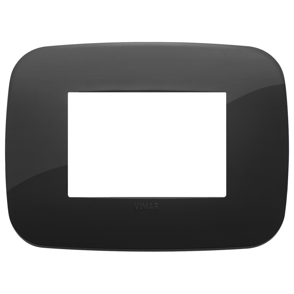 Vimar PLACCA ROUND 3M NERO