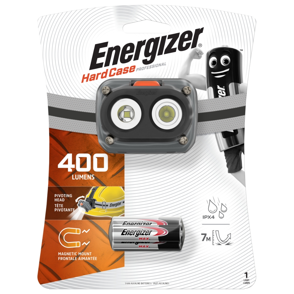 Energizer Torcia da testa Hard Case