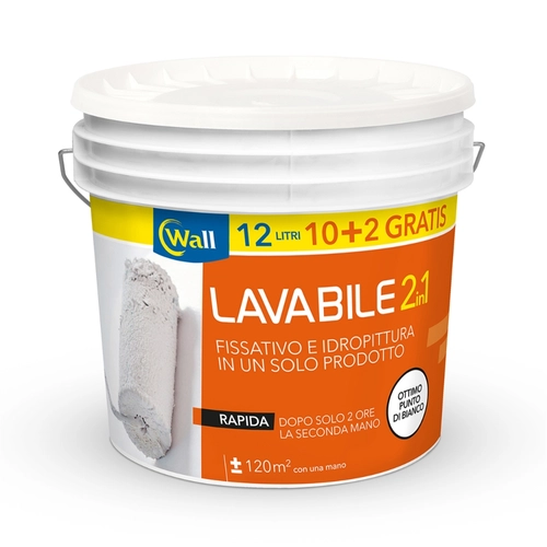 Idropittura Wall 2 in 1 Rapida 12 L BRI1258609