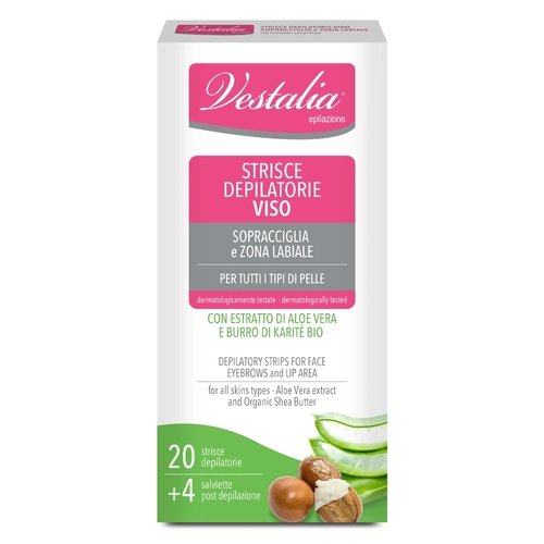 Striscie Depilatorie Viso Karité 20pz BRI1261235