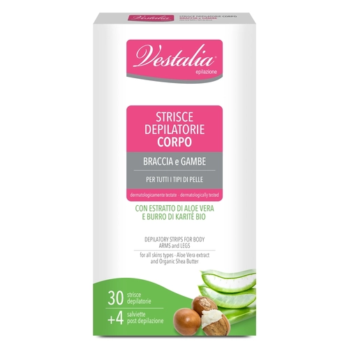 Striscie Depilatorie Corpo Burro di Karité 30pz BRI1261236