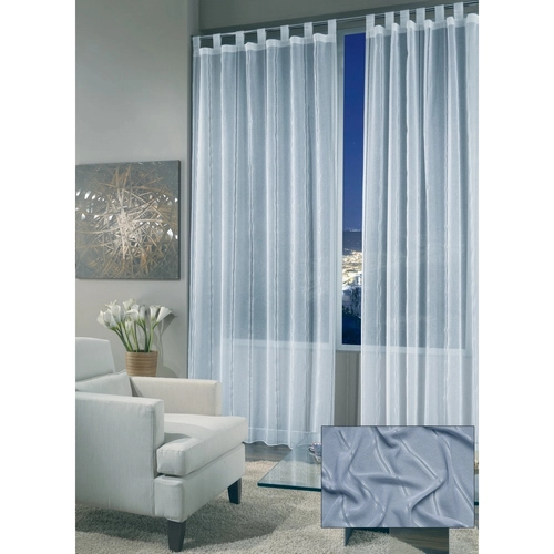 Tenda d'arredo TENDA DORIANA GRIGIO con BRETELLE 140 x 290 cm (100% Polistere) BRI1261274
