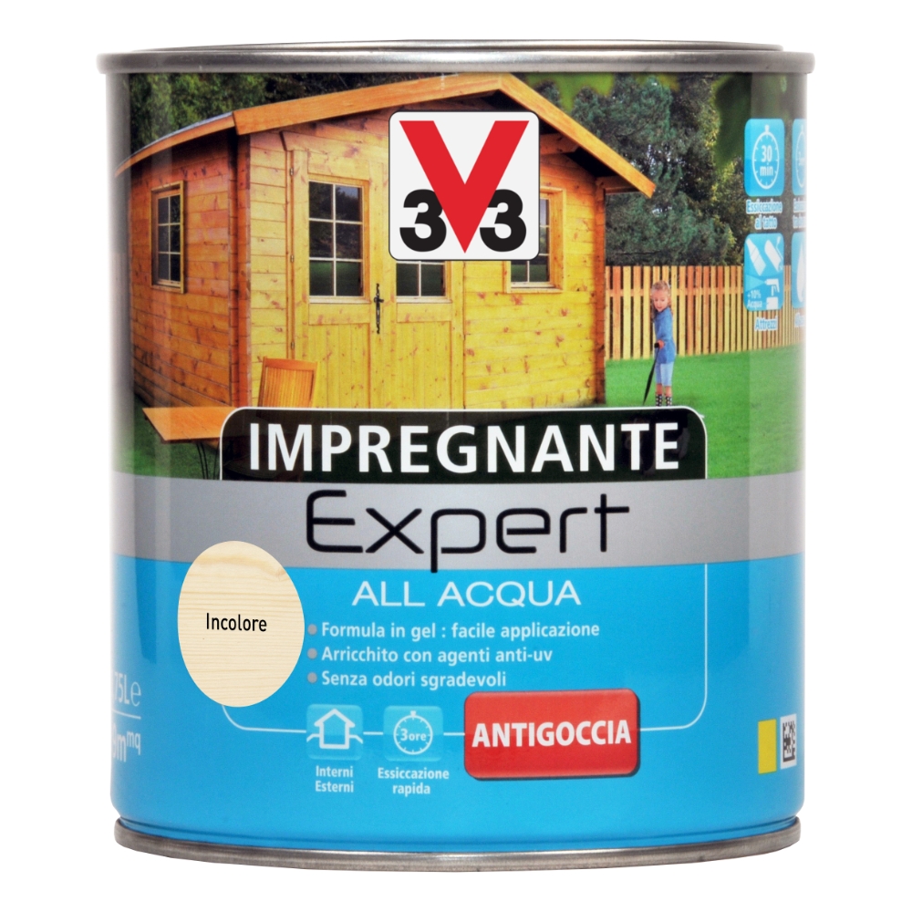 V33 Impregnante all' acqua da 0,75 L