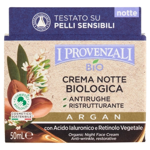 Crema Notte Antirughe Biologica Argan 50ml BRI1270020