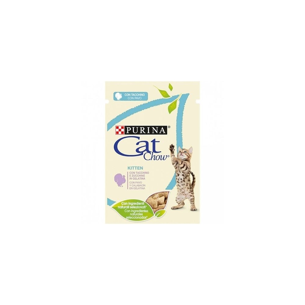 PURINA Purina Cat Chow Kitten 85 gr Tacchino e Zucchine i
