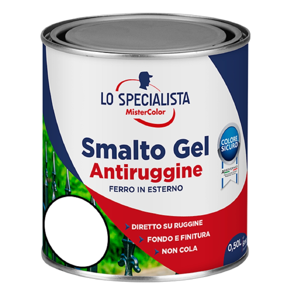 Image of Lo Specialista Smalto Gel antiruggine a solvente da 0.5 L014