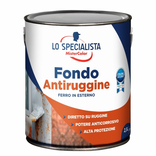 Fondo antiruggine MCS grigio da 2.5 L BRI1271401