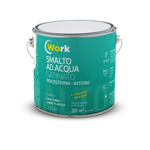 Smalto Work all'acqua da 2.5 L BRI1273952