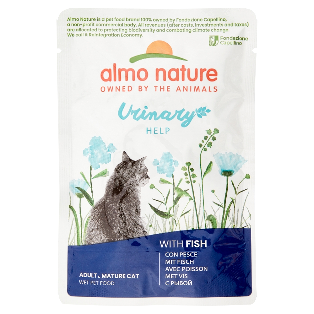 Almo Nature Urinary Help Adult & Mature Cat con Pesce 70g