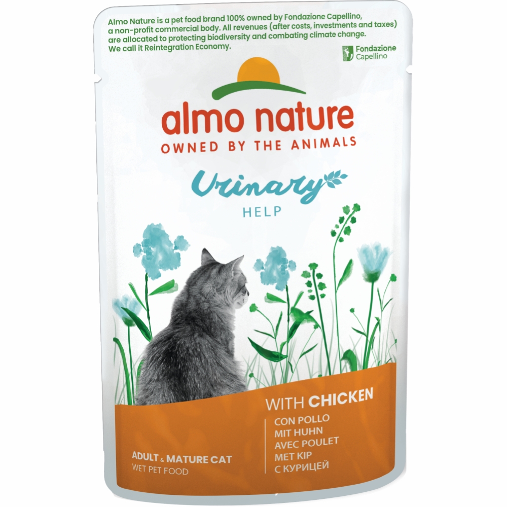 Almo Nature Holistic Urinary Help Adult Cat con Pollo 70g