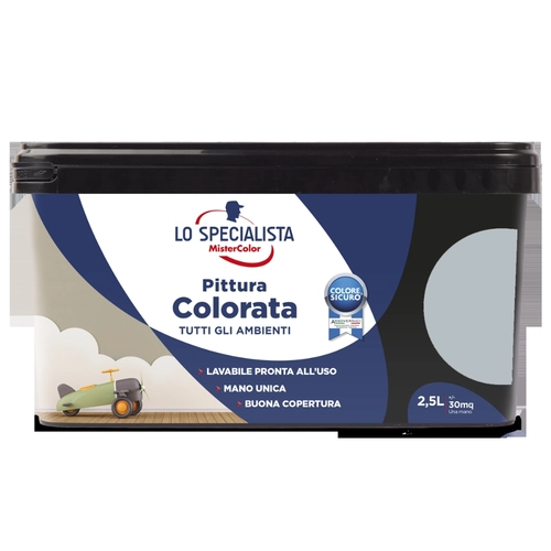 Pittura murale Tutti Ambienti 2,5 L, grigio Alpi BRI1276503