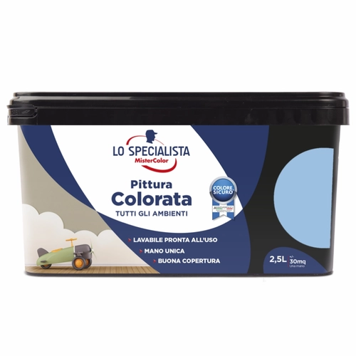 Pittura murale Tutti Ambienti 2,5 L, celeste BRI1276506