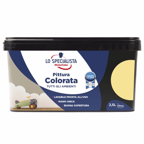 Pittura murale Tutti Ambienti 2,5 L, giallo BRI1276508