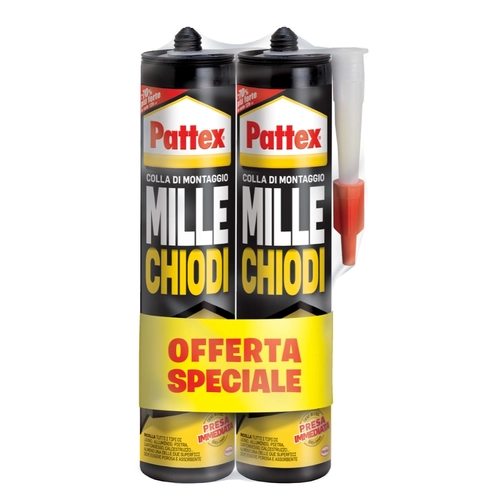 Colla Pattex Millechiodi Bipack formato 400 g BRI1276892