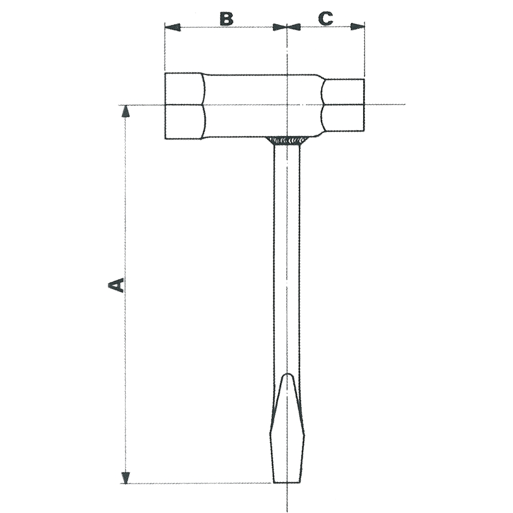 Image of No Brand Chiave per candela 15 x 1,9 x H 6,5 cm014