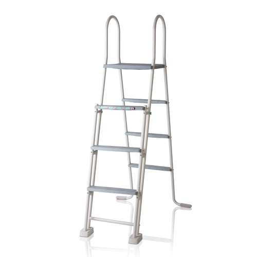 Scaletta di sicurezza 2x3 gradini antiscivolo con piattaforma. h 134 BRI1278585