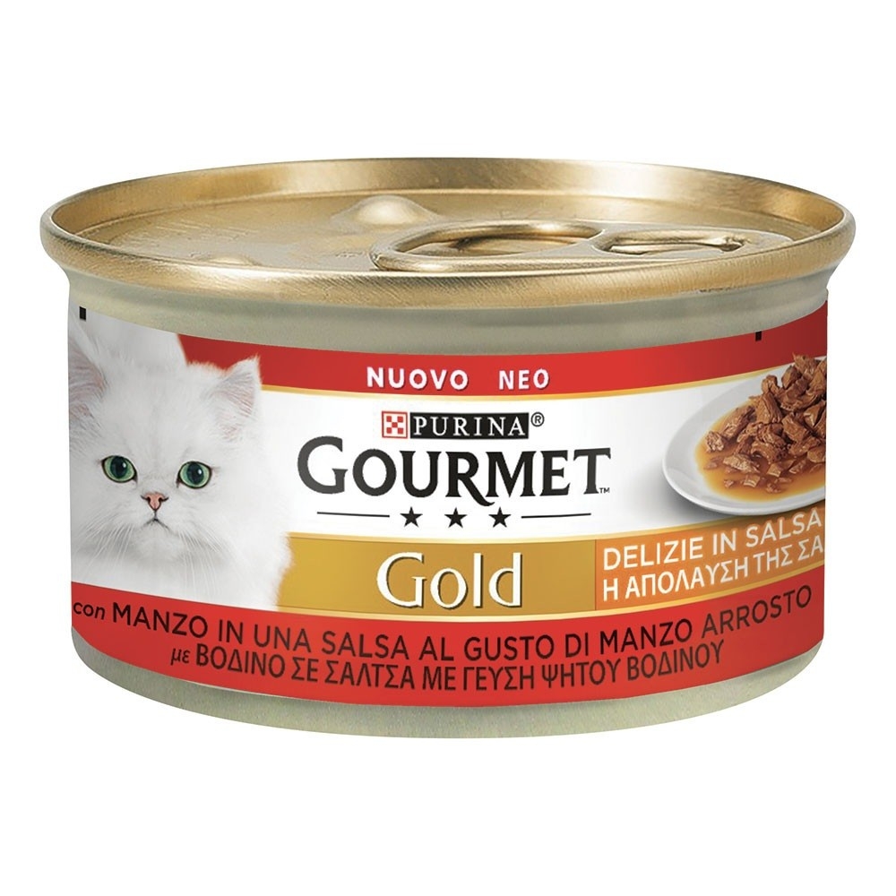 Gourmet Gourmet Gold Delizie in Salsa 85 Gr Manzo