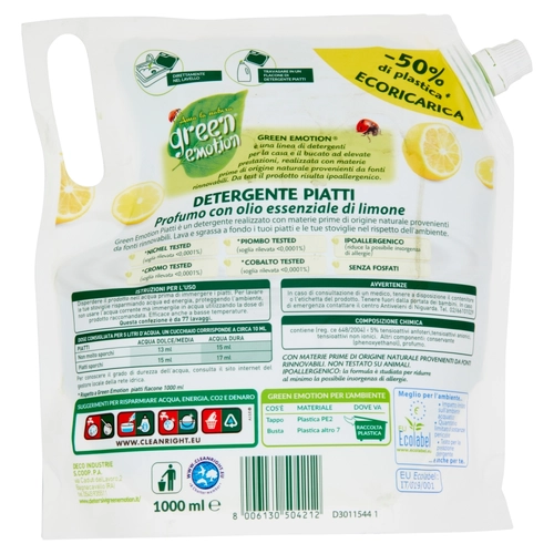 Detergente Piatti al Limone 1L BRI1283410