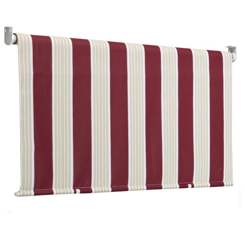 Tenda da sole a rullo, 150x250 cm, bordeaux a righe BRI1288779