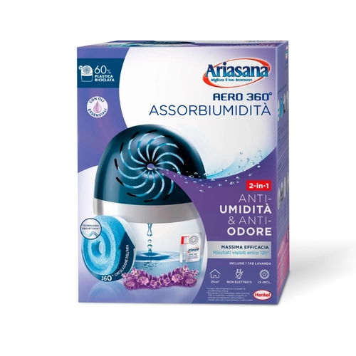 Kit assorbiumidità e sali ARIASANA Aero 360 BRI1289989