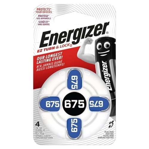 Energizer 675 zinc air tl4 BRI1290607
