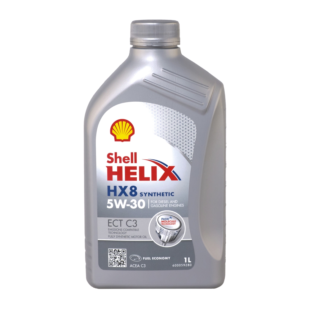 Image of Shell Olio motore SHELL HELIX HX8 SYNT ECT 5W-30C3, 1 L014