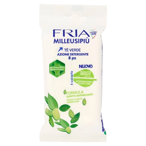 Fria Milleusipiù Tè Verde Azione Detergente Effetto Rinfrescante 8 pz BRI1293275