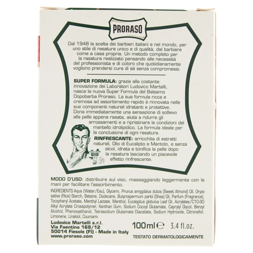 Balsamo Dopobarba Rinfrescante 100 ml BRI1297483