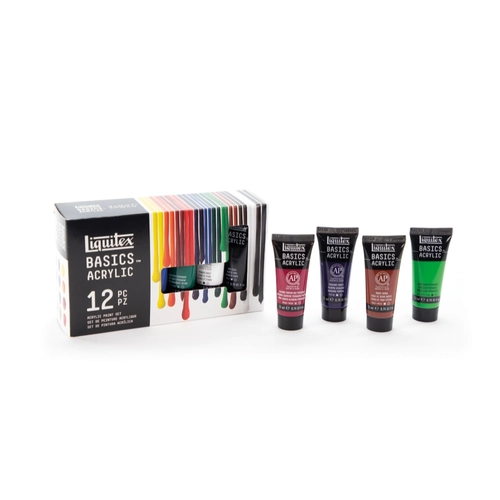 Set 12 Tubi Acrilici 22ml BRI1301010
