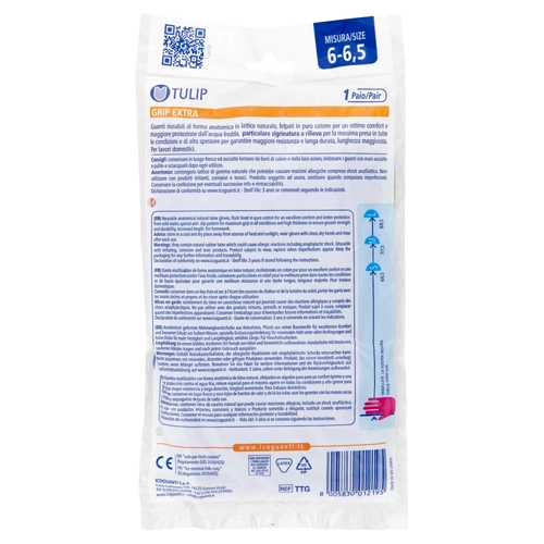 Guanti Grip Extra felpati in lattice Misura 6-6,5 1 Paio BRI1301058