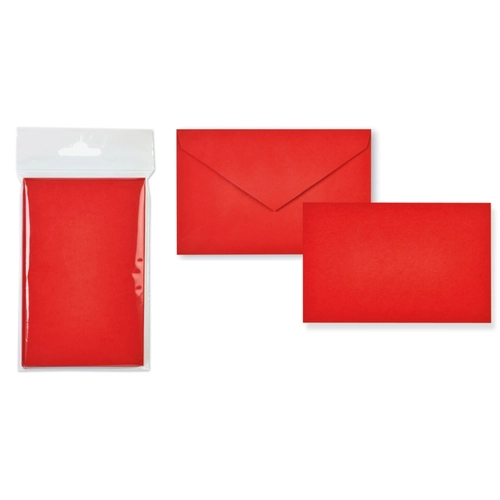 Set biglietto e busta colore rosso BRI1311520