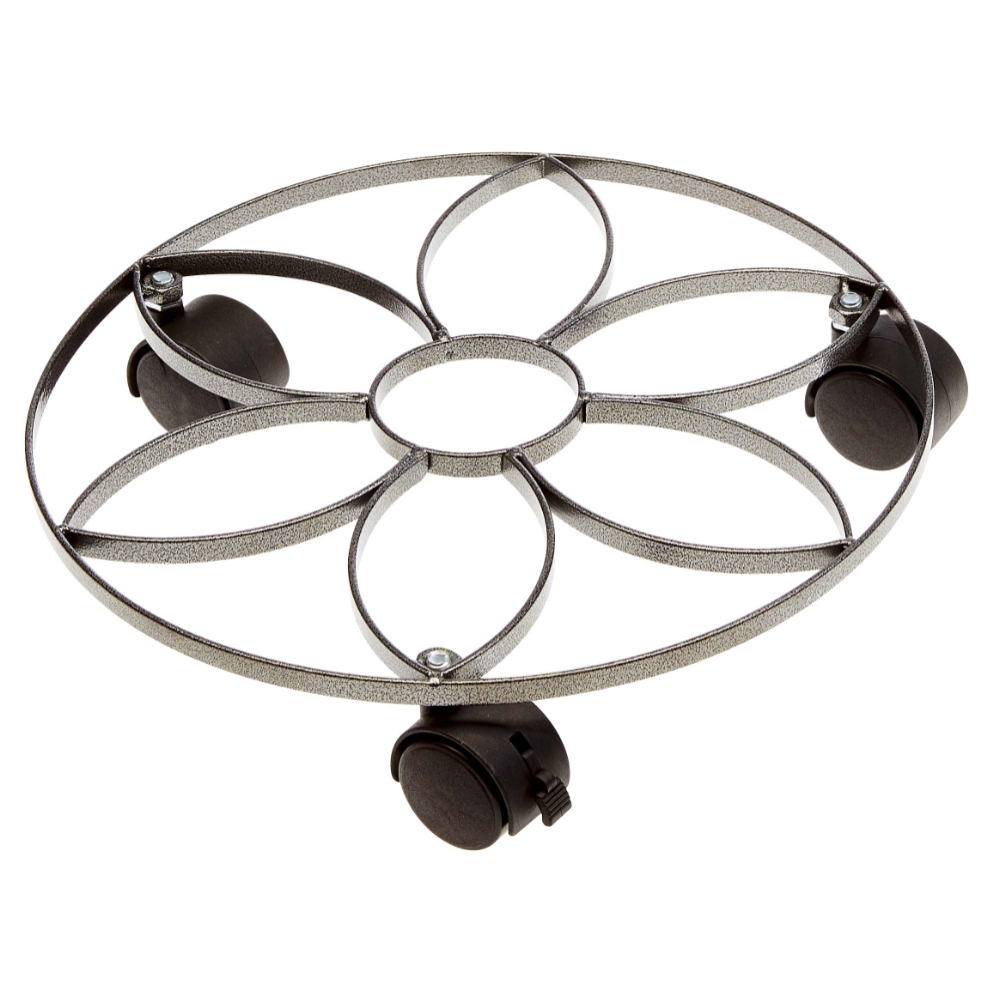 Verdemax TROLLEY ROTONDO IN ACCIAIO C/VERNIC