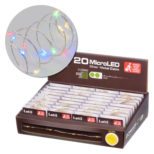 Catena microled LED luce multicolore BRI1314729